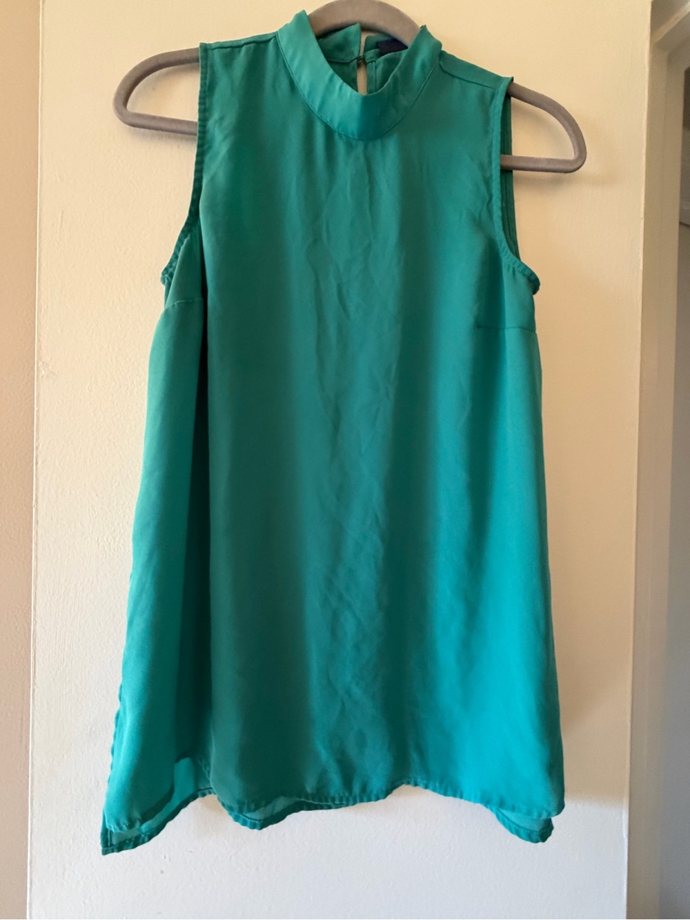 Apt. 9 Teal Sleeveless Mock Neck Camisole - Small